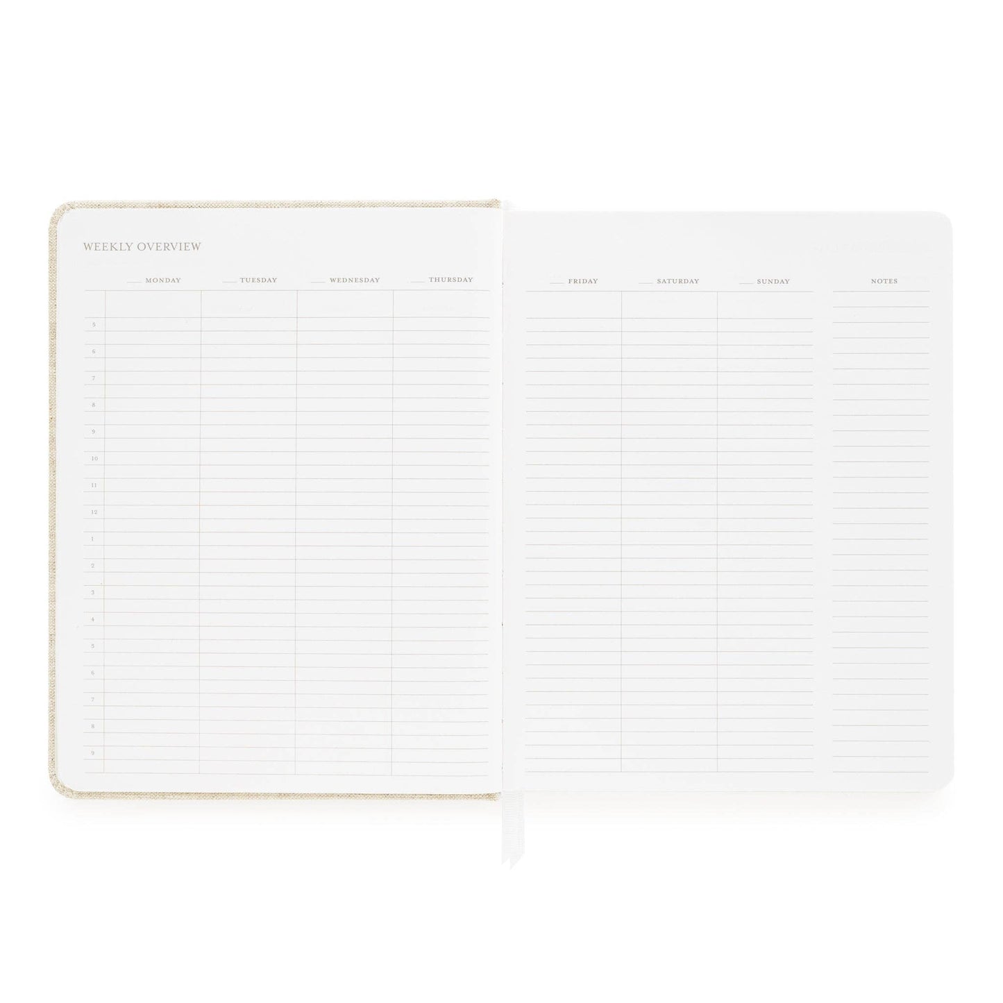 Undated Daily Planner, Sage