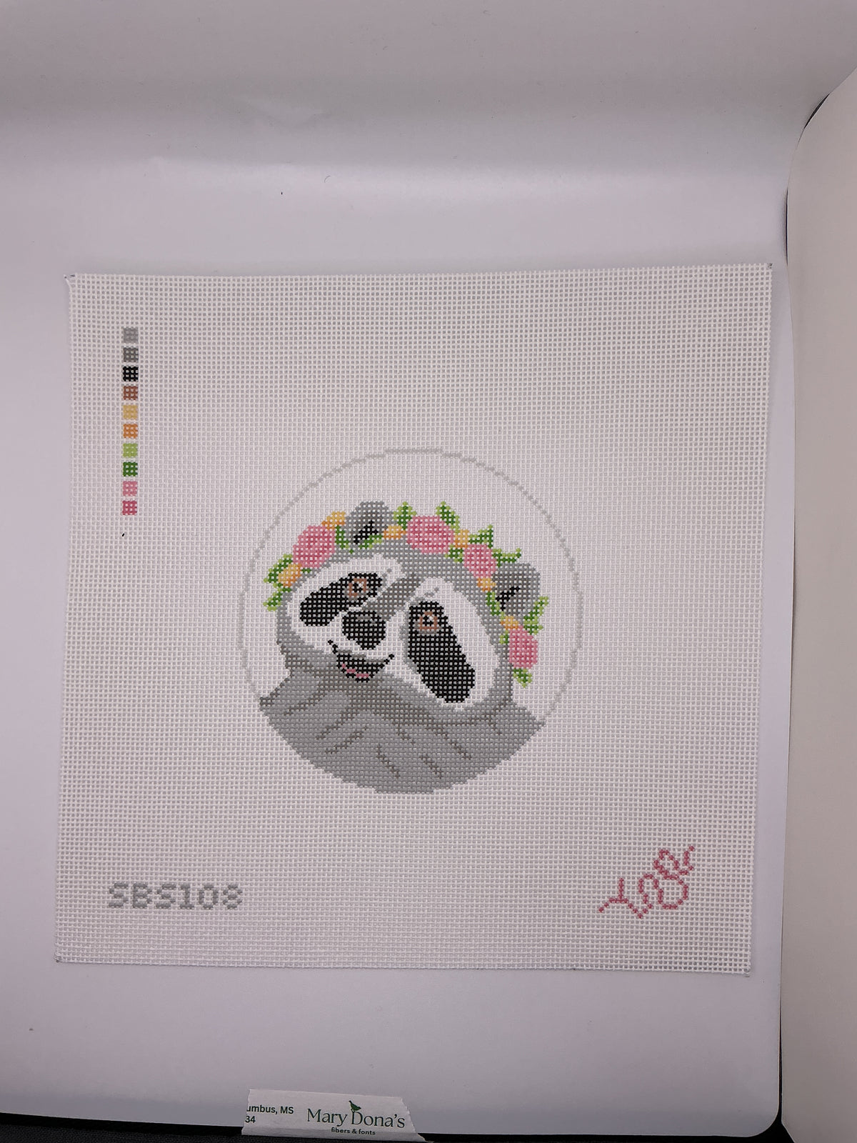 Flower Crown Raccoon "Flora"