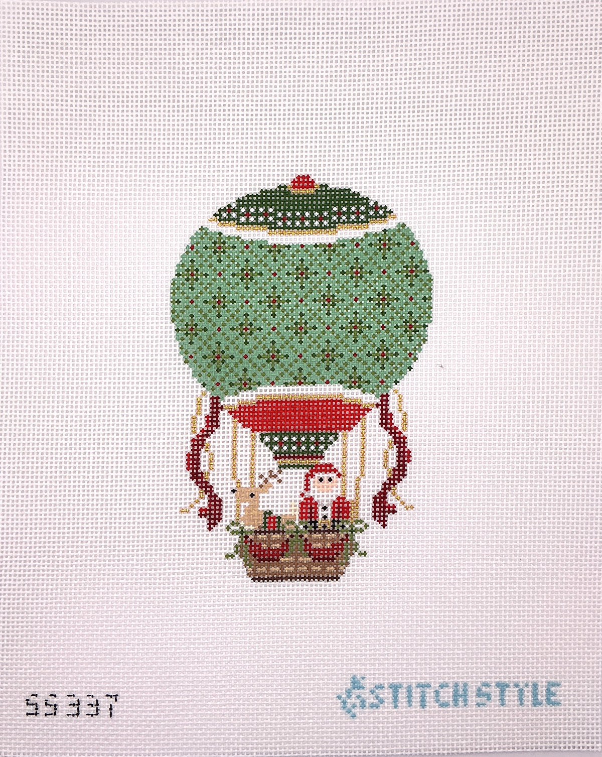 Christmas Hot Air Balloon with Santa
