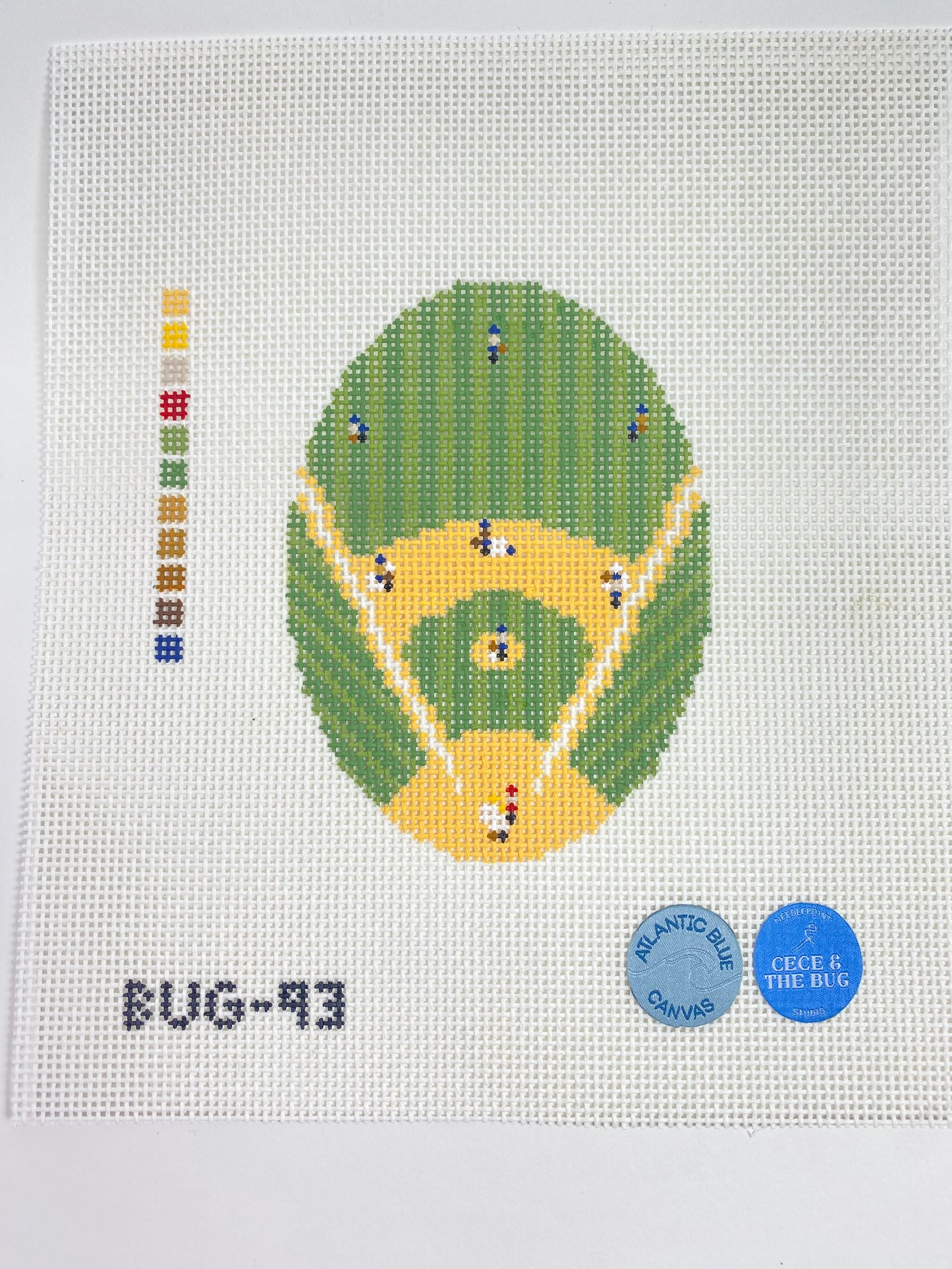 Baseball from Above Oval
