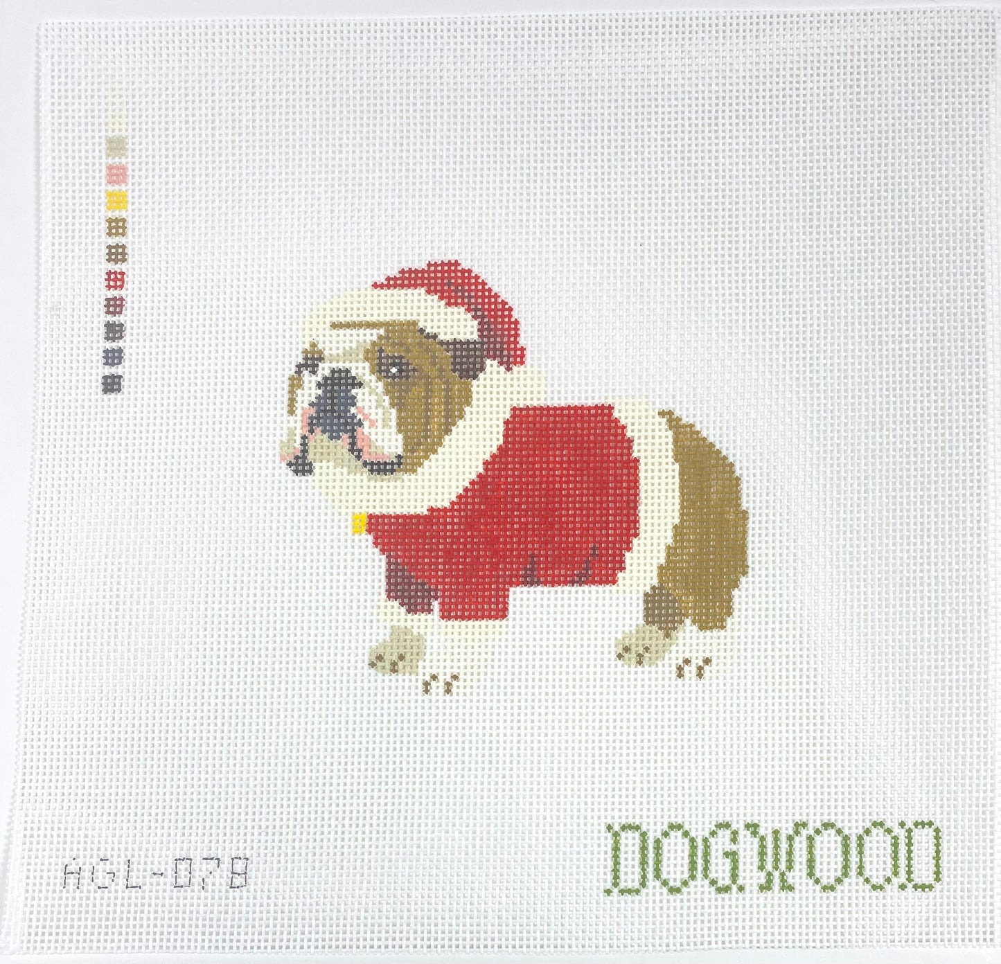 Santa Bulldog