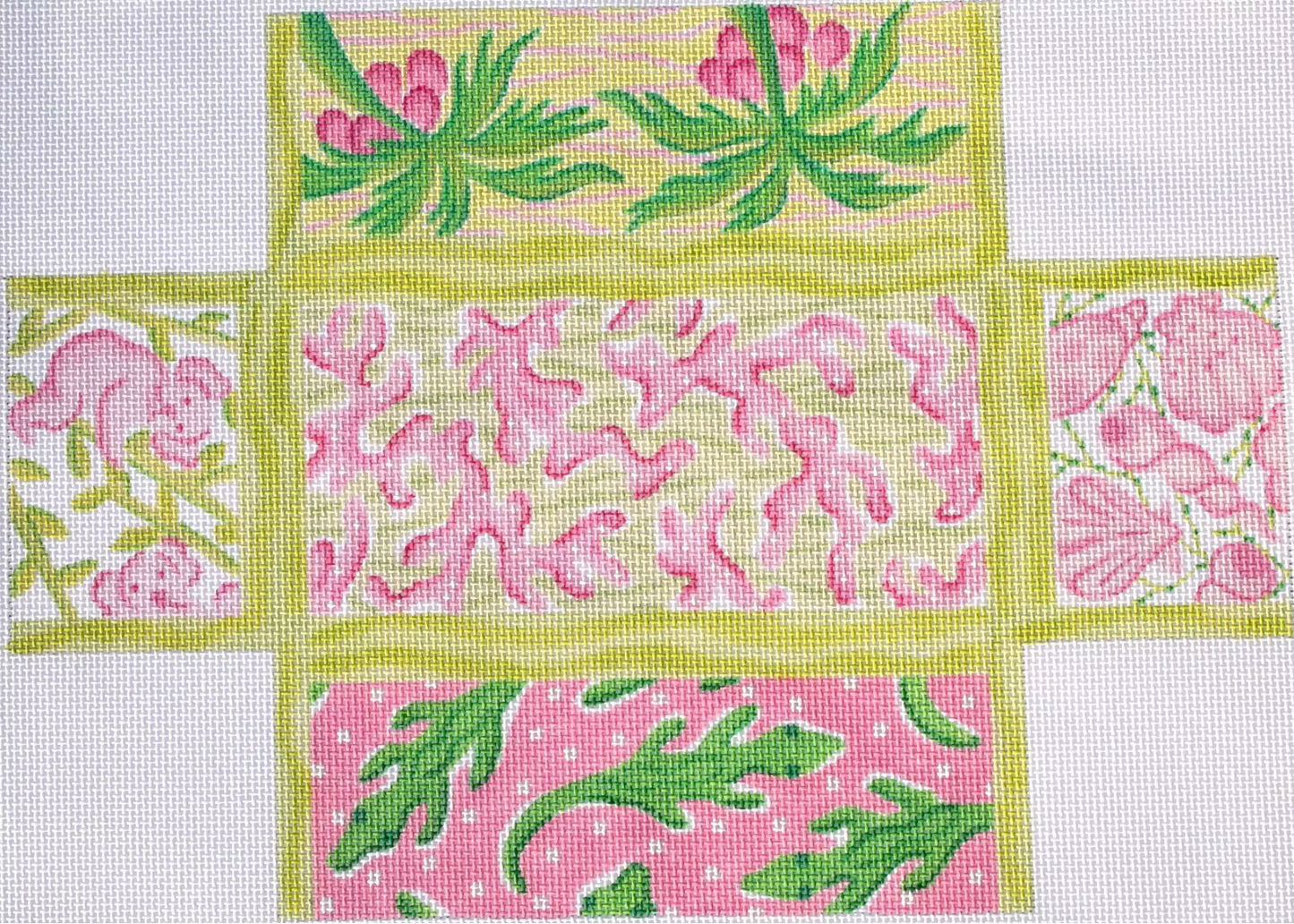 Lilly inspired Brick Patchwork Pinks