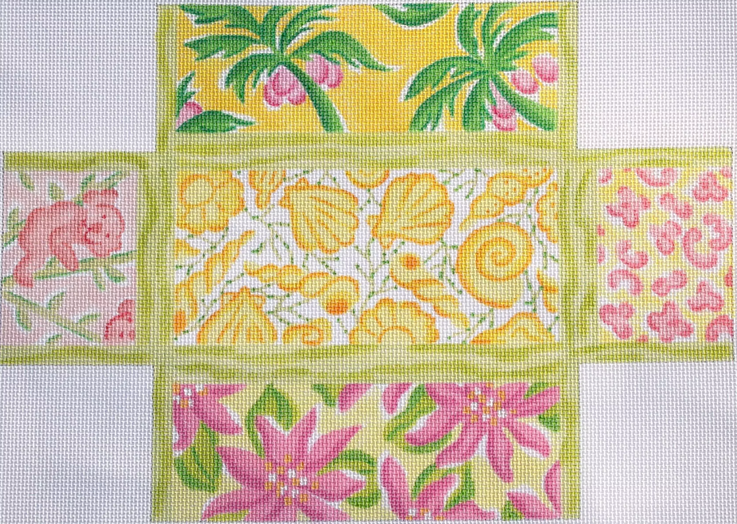 Lilly inspired Brick Cover Yellows
