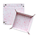 Needlepoint Print Valet Tray Pink