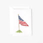 American flag mini enclosure notecard