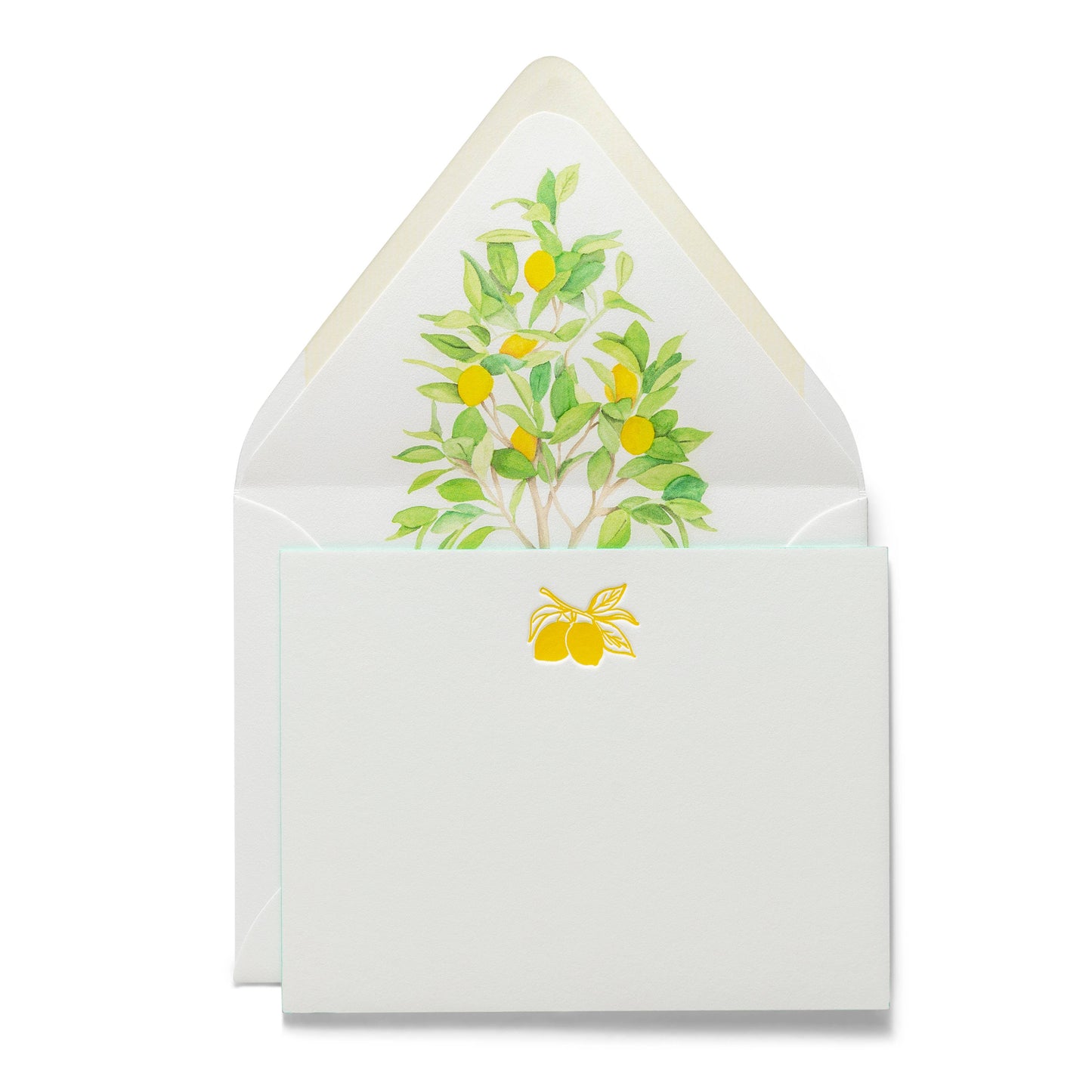 Lemon | Fancy Pants Letterpress Flat Notecards