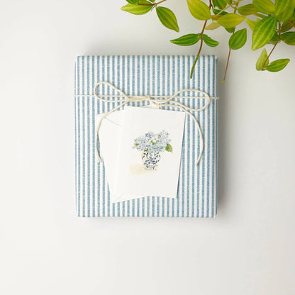 Hydrangea bouquet mini enclosure notecard