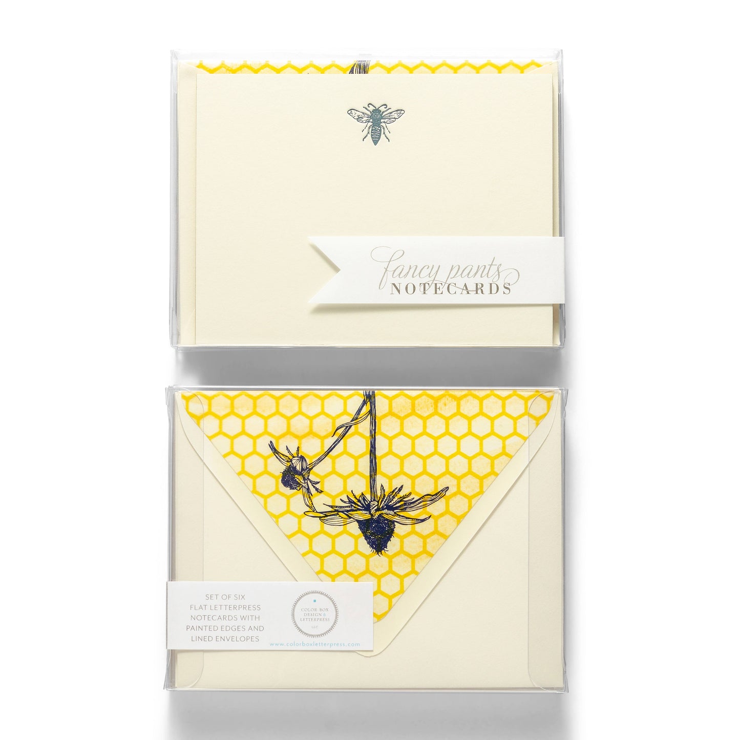 Bee | Fancy Pants Letterpress Flat Notecards