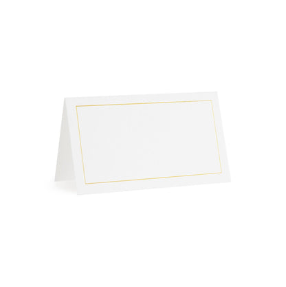 Gold Border Place Card set of 10