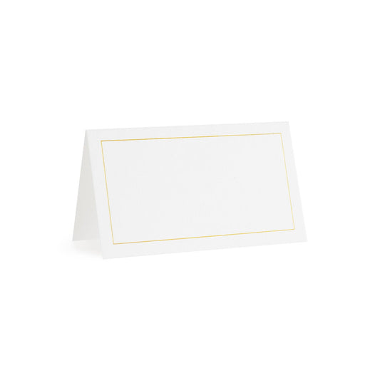 Gold Border Place Card set of 10