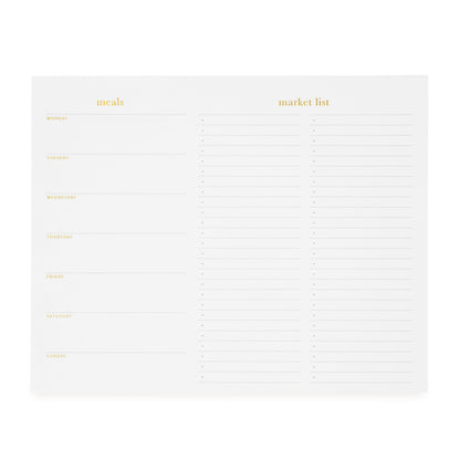 The Dinner Plan Notepad
