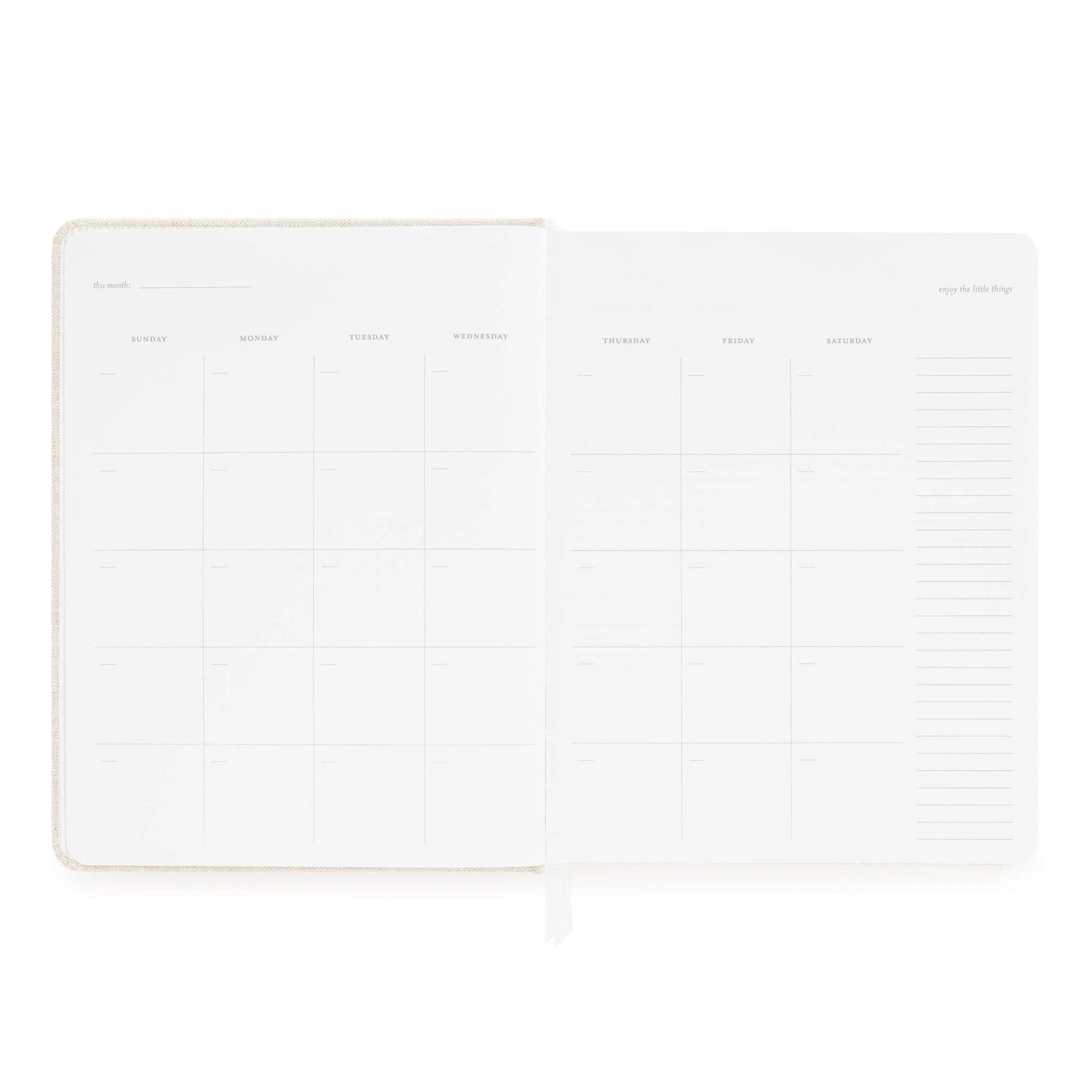 Undated Daily Planner, Sage