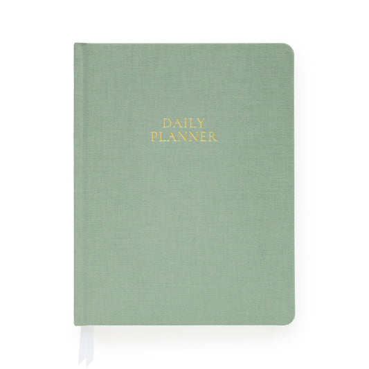 Undated Daily Planner, Sage