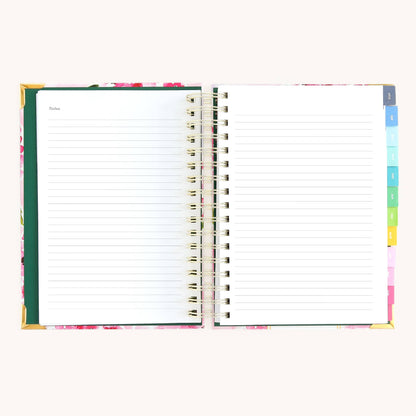 2026-2027 Spiral Daily Simplified Planner - Blush Hydrangea