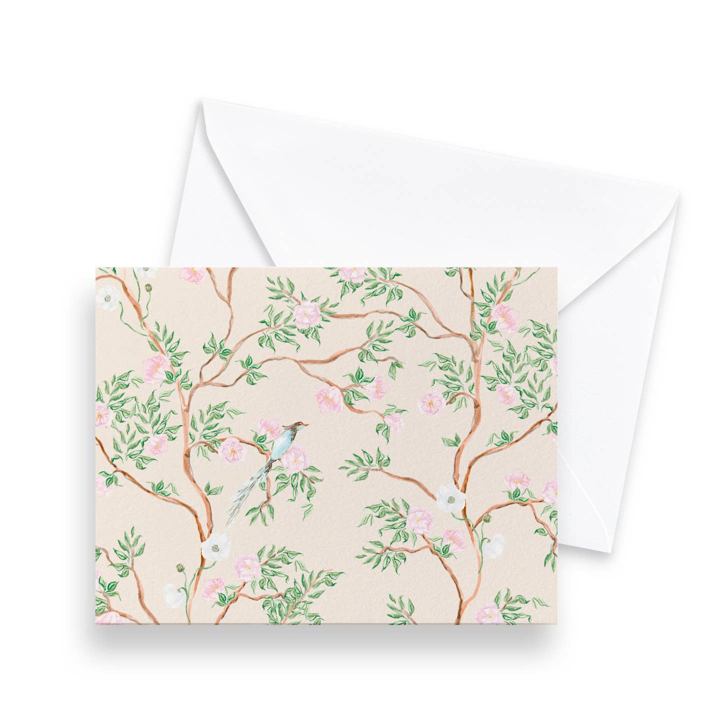 Blush Chinoiserie Notecards | Set of 8
