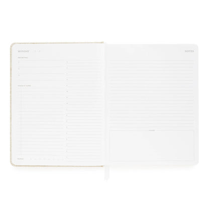 Undated Daily Planner, Sage