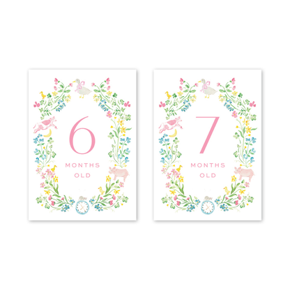Mother Goose Milestone Cards