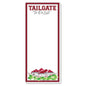 Maroon and Gray Tailgate To Do List Skinny Notepad