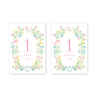 Mother Goose Milestone Cards