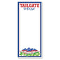 Red and Blue Tailgate To Do List Skinny Notepad