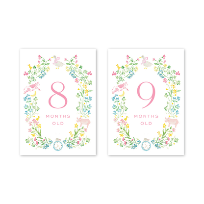 Mother Goose Milestone Cards