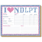 I Heart NDLPT Pink & Blue Needlepoint Stitches Luxe Planner