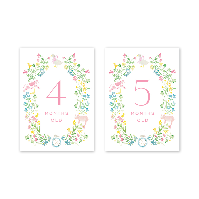 Mother Goose Milestone Cards