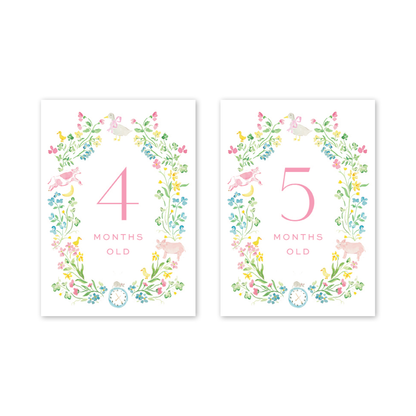 Mother Goose Milestone Cards