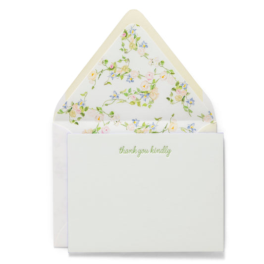 Thank You Kindly | Fancy Pants Letterpress Flat Notecards