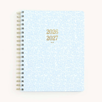 2026-2027 Large Softcover Weekly Simplified Planner - Misty Meadow