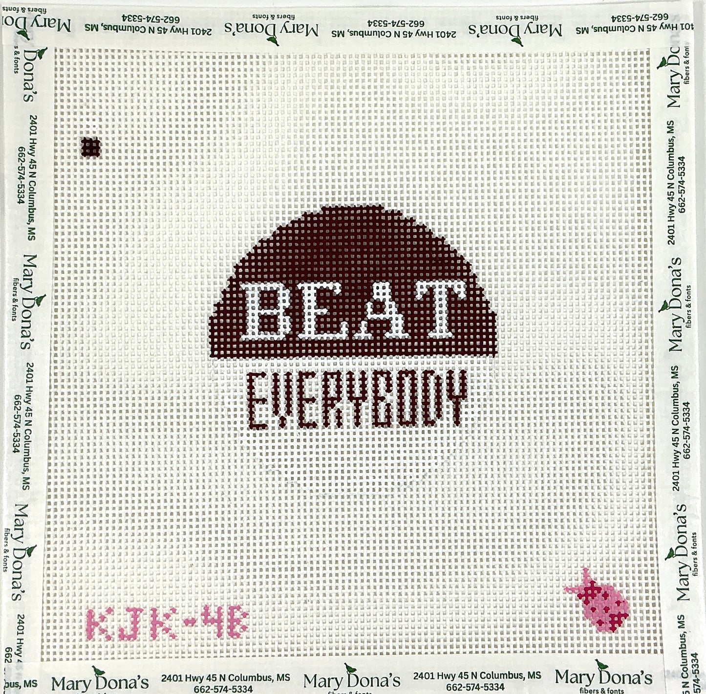 "Beat Everybody" Maroon and White