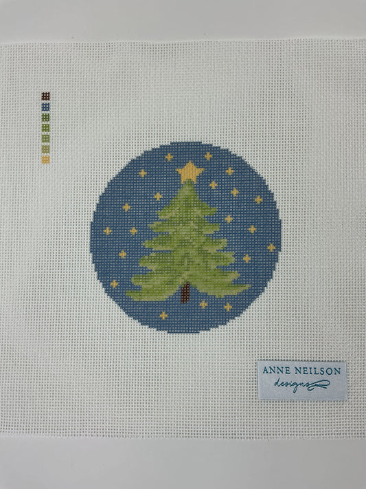 Glory Watercolor Round -Tree