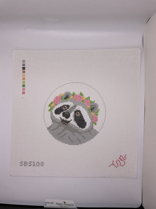 Flower Crown Raccoon "Flora"