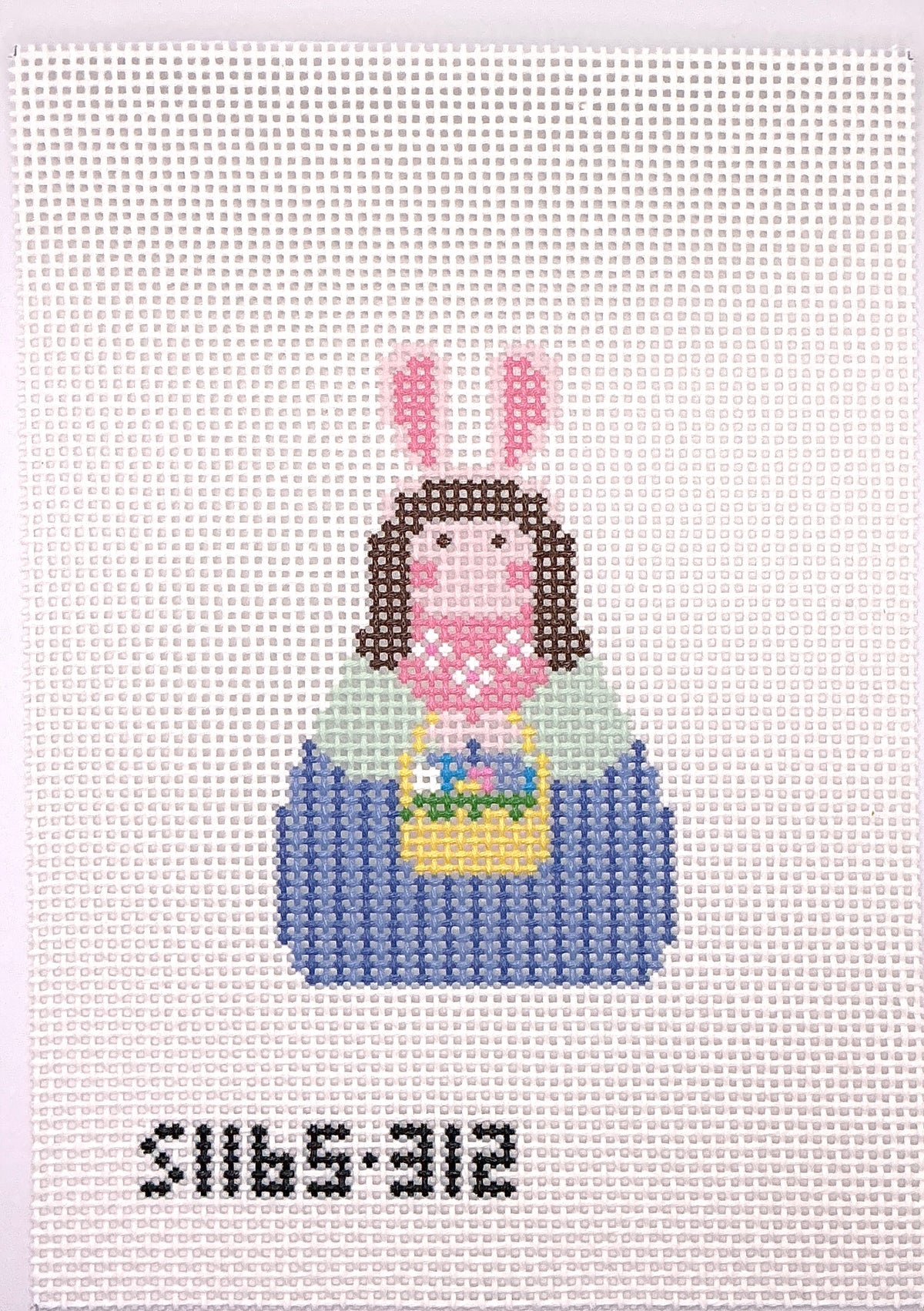 Girl Bunny Angel Printed Canvas