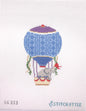 Blue and Purple Hot Air Balloon Elephant