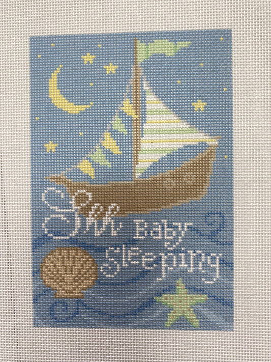 Shh Baby Sleeping Sailboat