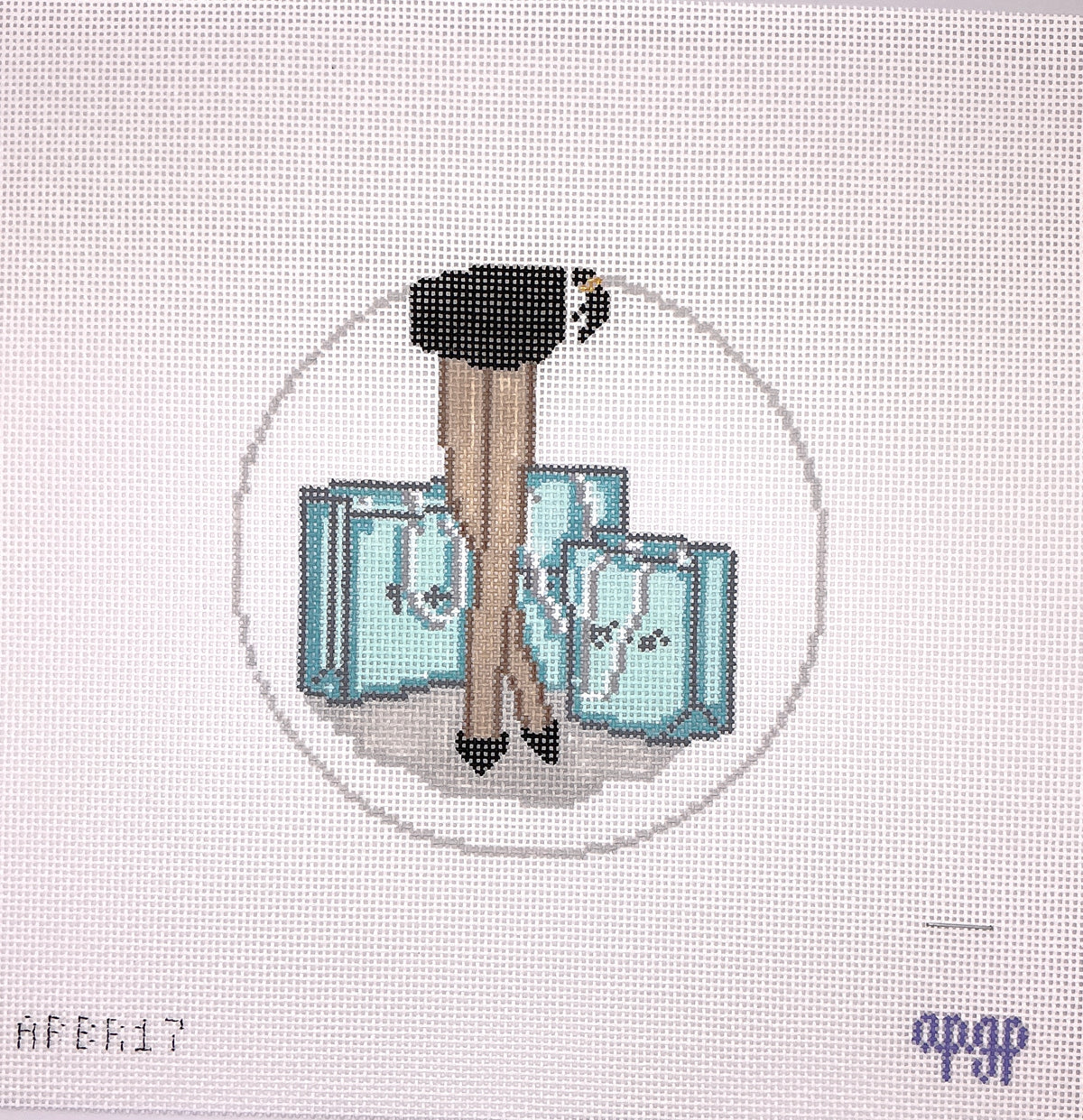 Audrey with Bags