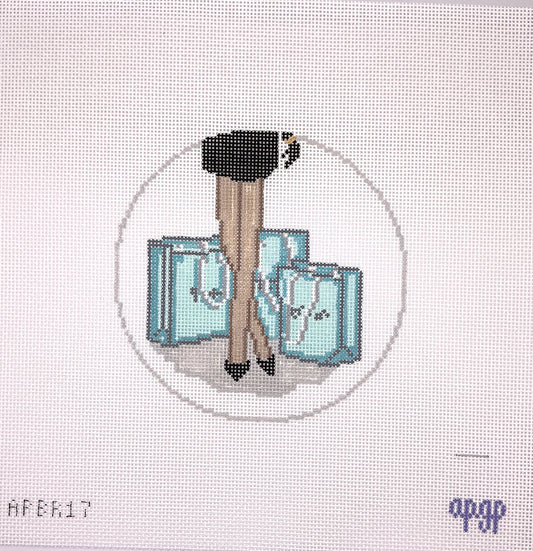 Audrey with Bags