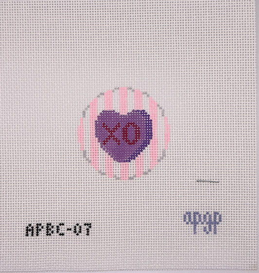 Candy Heart Bag Tag