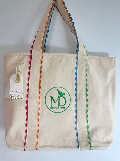 MD's COLORFUL RIC RAC TOTE