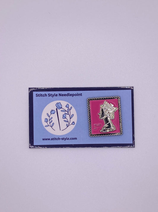 Pink Queen Stamp Magnetic Needle Minder