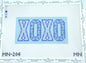 Blue Block Letters Insert