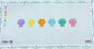 Rainbow Seashell Keychain Key Fob