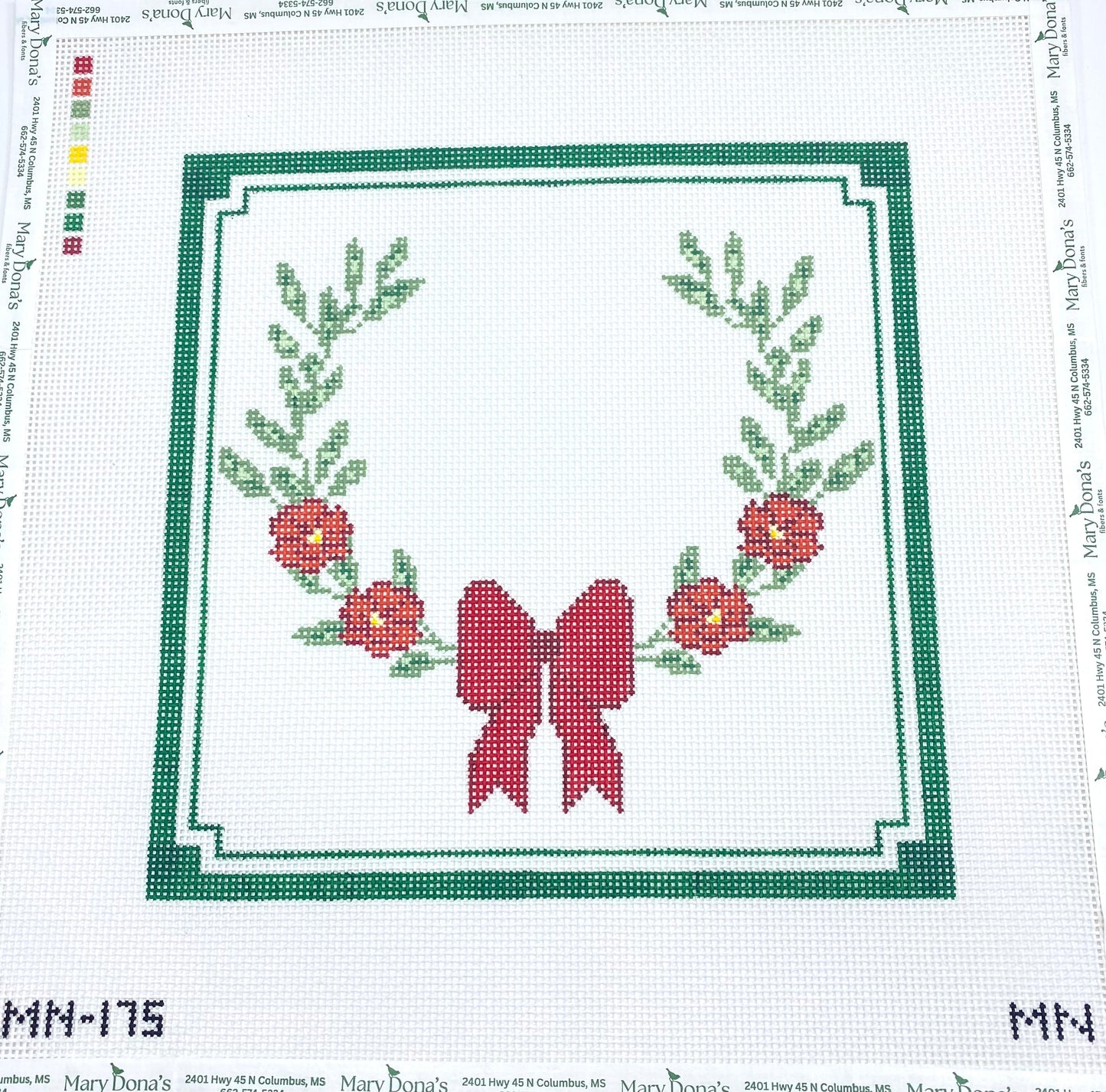 Christmas Wreath Pillow