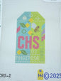 Charleston 2.0 Retro Travel Tag