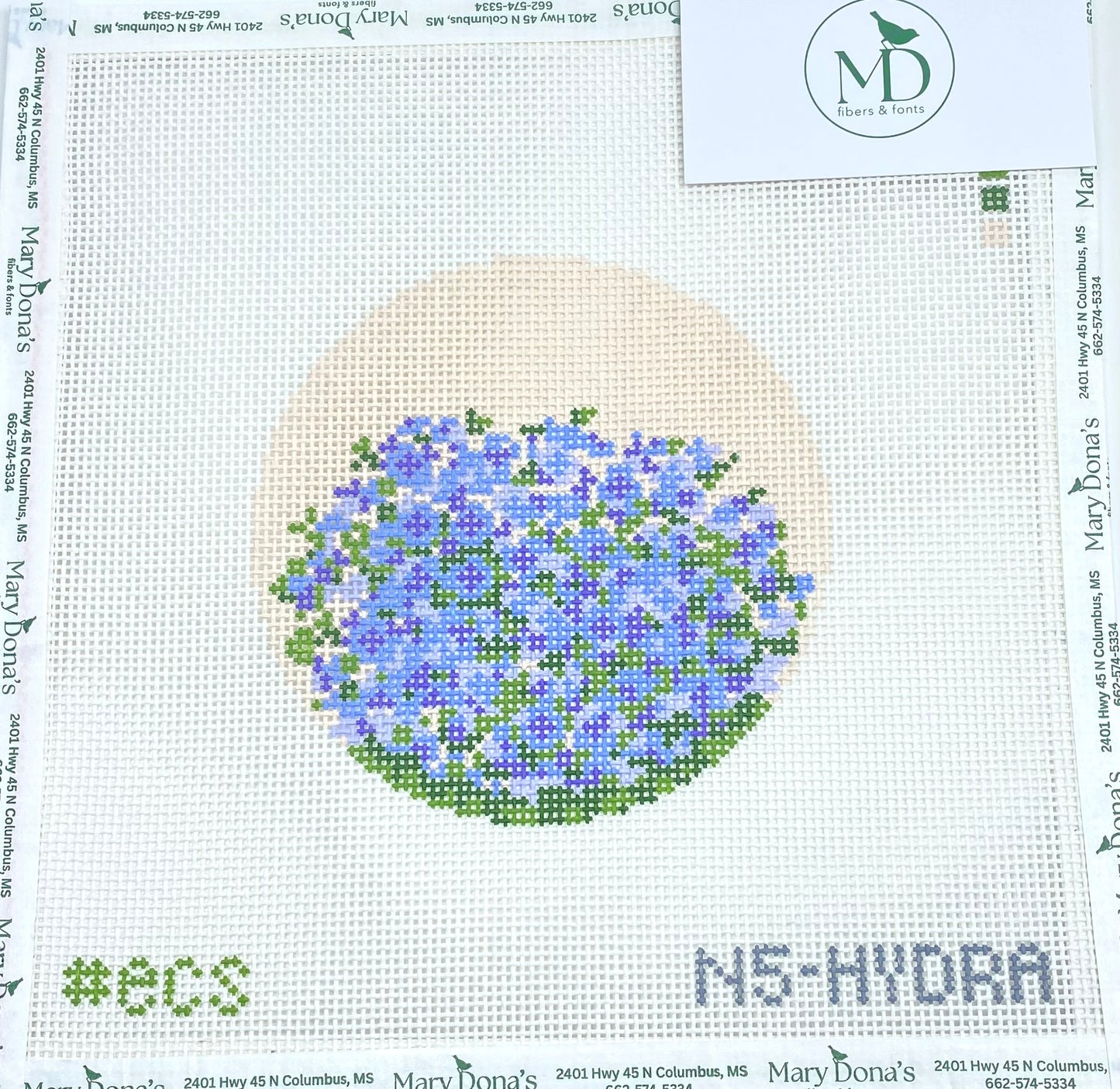 Hydrangea floral round