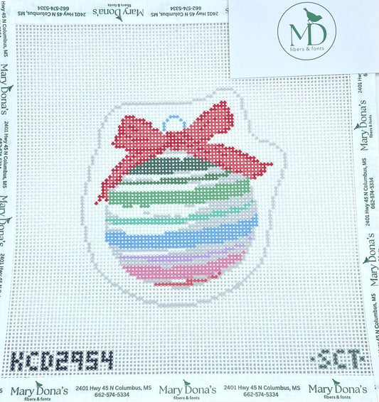 Rainbow Stripe Ornament