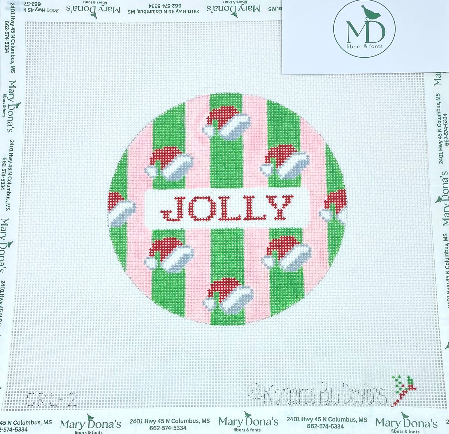 Large Christmas round-Jolly