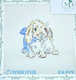 Bunny with Blue Bow