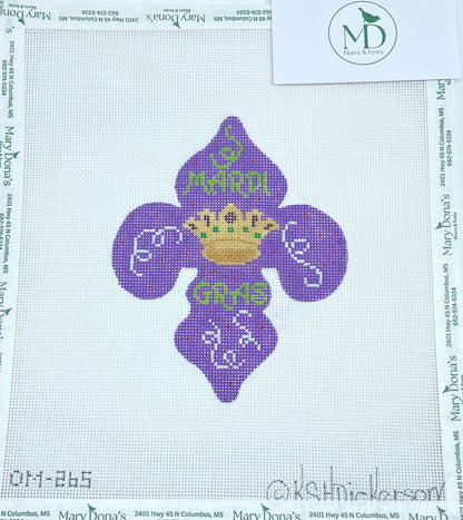 Mardi Gras Flur-de-lys Crown